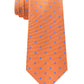 Tommy Hilfiger Men's Bright Preppy Dot Tie Orange Size Regular