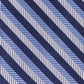 Tommy Hilfiger Men's Village Classic Textured Stripe Silk Tie Navy Size Regular