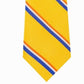 Tommy Hilfiger Men's Bronx Stripe Silk Tie Yellow One Size