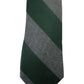 Tommy Hilfiger Men's Andy Stripe Tie Green Size Regular