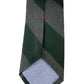 Tommy Hilfiger Men's Andy Stripe Tie Green Size Regular