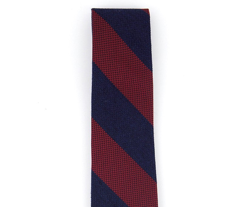 Tommy Hilfiger Men's Andy Stripe Tie Red Size Regular