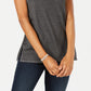 JM Collection Women's Sleeveless Mock-Turtleneck Sweater Gray Size Medium