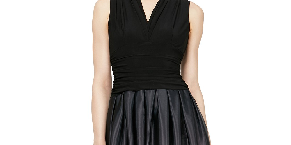 Sl Fashions Women's Ombre Party Dress Black Size 6