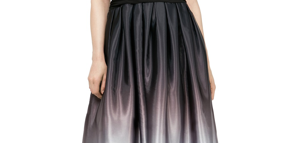 Sl Fashions Women's Ombre Party Dress Black Size 6