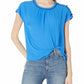 Vince Camuto Women's Button Shoulder Top Dark Blue Size Medium