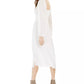 LEYDEN  Women's Smocked Midi Dress White Size Extra Large