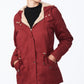Collection B Juniors Hooded Anorak Jacket Brick Size XX-Large