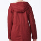 Collection B Juniors Hooded Anorak Jacket Brick Size XX-Large