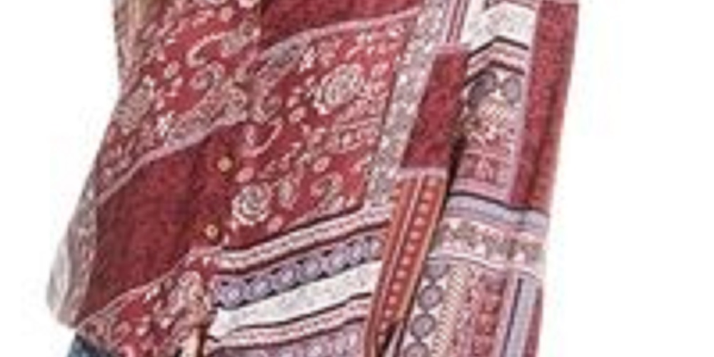 अमेरिकन रैग जूनियर्स'' प्रिंटेड टाई-फ्रंट टॉप रेड, साइज़ मीडियम