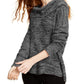 American Rag Juniors' Cowlneck Sweater Black Size Large