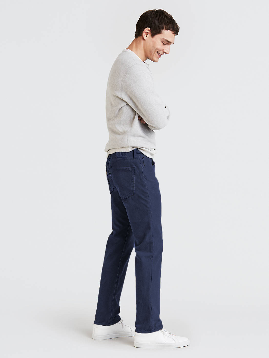 Levi's Men's 502 Taper Corduroy Pants Nightwatch Navy Size 34x30