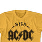 American Classics Men's Acdc High Voltage Graphic T-Shirt Yellow Size XX Large