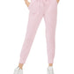 Planet Gold Juniors' Velour Jogger Pants Pink Size X-Small