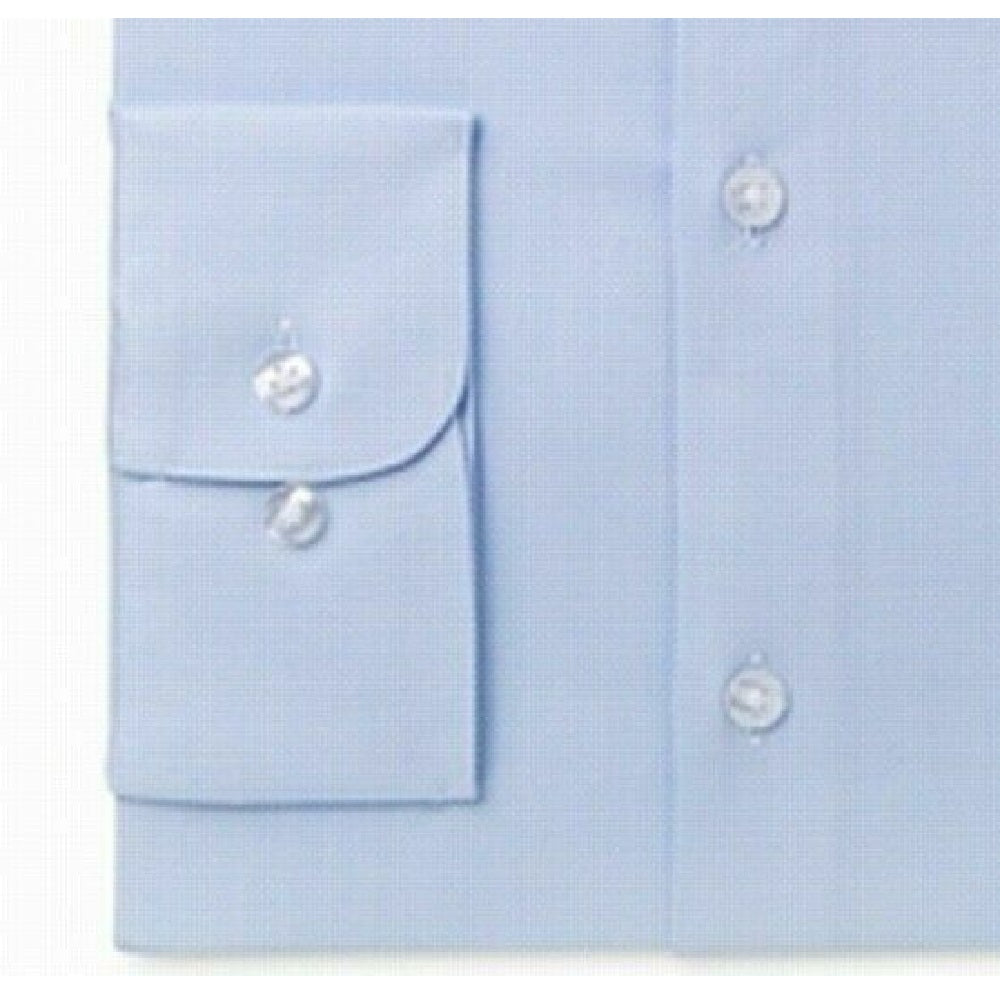 Bar III Men's Slim-Fit Stretch Dress Shirt Pasblue Size 15-34-35