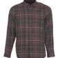 Hurley Men's Vedder Washed Plaid Shirt Brown Size XX-Large