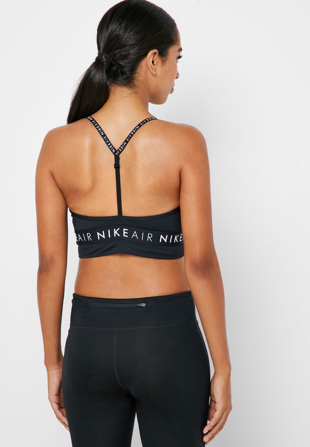 Nike Women's Indy Light Support Training Sports Bra Black Size Extra Small