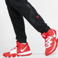 Nike Men's  Fleece Basketball Pants Black Size Large