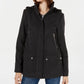 Celebrity Pink Juniors' Hooded Coat Black Size Extra Large