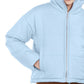 Celebrity Pink Juniors' Cropped Puffer Coat Blue Size Medium