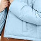 Celebrity Women's Pink Juniors' Cropped Puffer Coat Blue Size XX Large