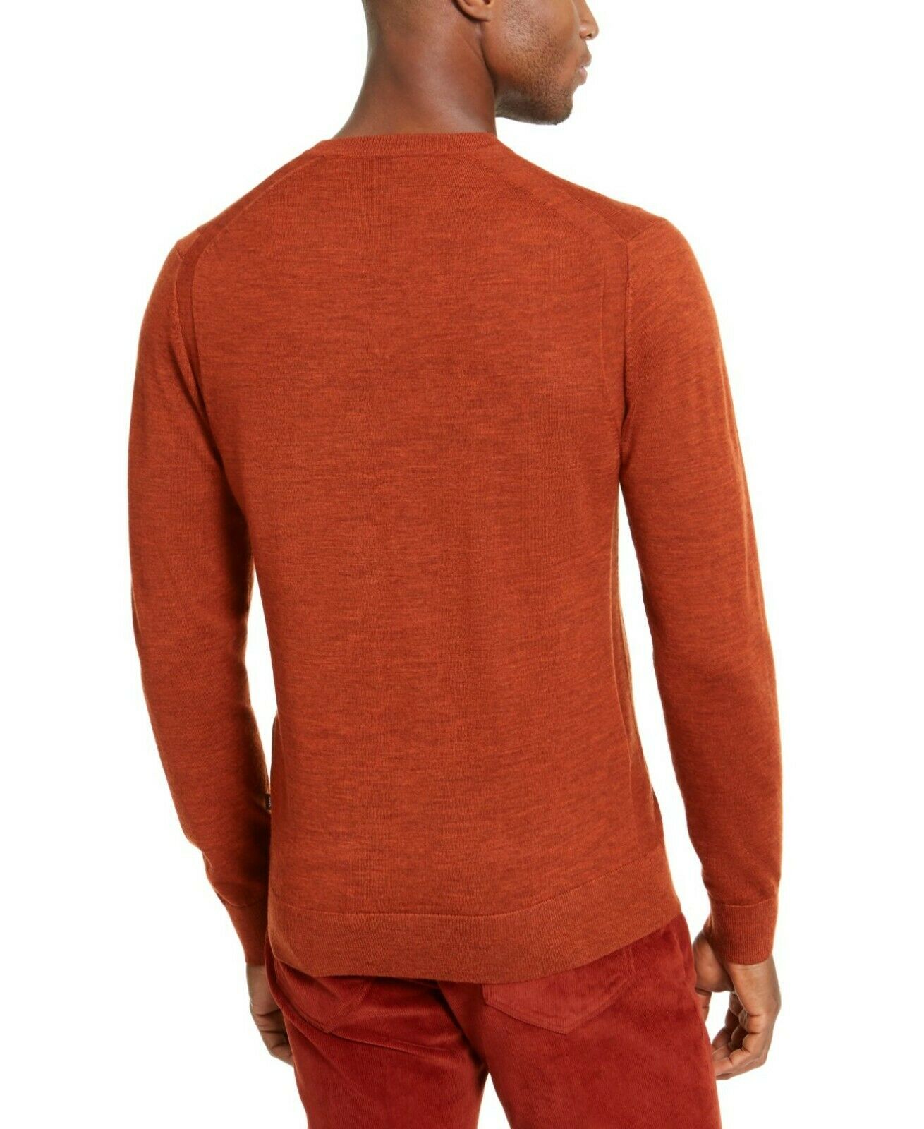Michael Kors Men's Merino Sweater Brown Size Extra Large