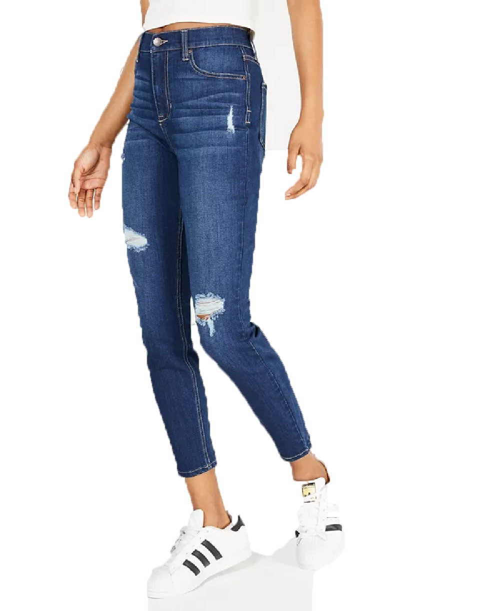 Celebrity Pink Women's High Rise Ankle Skinny Jean Blue Size 9