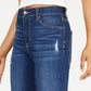 Celebrity Pink Women's High Rise Ankle Skinny Jean Turq/Aqua Size 15