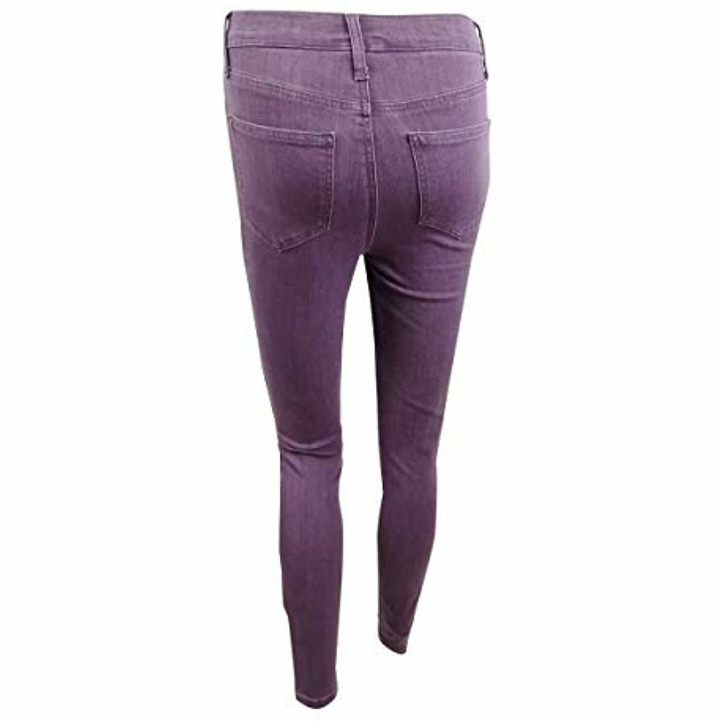 Celebrity Women's Pink High Rise Ankle Skinny Jean Purple Size 5