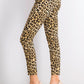 Celebrity Pink Juniors Women's Cheetah-Print Skinny Ankle Jeans Yellow Size 3