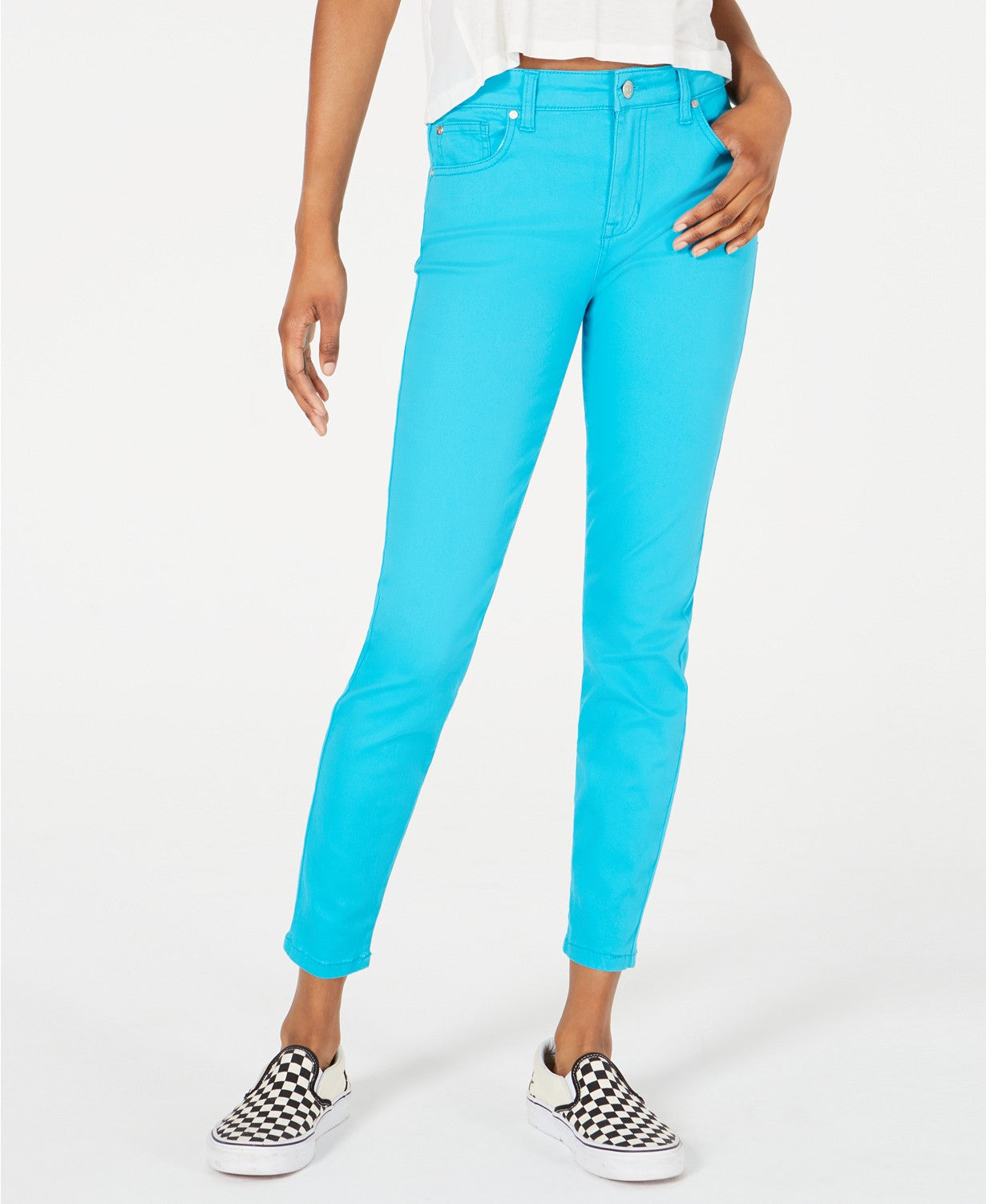 Celebrity Pink Juniors' Ankle Skinny Jeans Blue Size 0