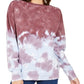 Calvin Klein Womne's High Tide Tie-Dyed Sweatshirt Purple Size Medium