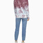 Calvin Klein Womne's High Tide Tie-Dyed Sweatshirt Purple Size Small