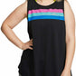 Nike Plus Women's Sportswear Graphic Printed Cotton Tank Top Black Size 2X