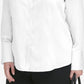 Calvin Klein Women's Plus Size Cotton Collared Shirt White Size Small