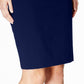 Calvin Klein Women's Petite Pencil Skirt Blue Size 14 P
