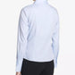 Calvin Klein Women's Petite Cotton Button-Front Shirt Blue Size 8 P