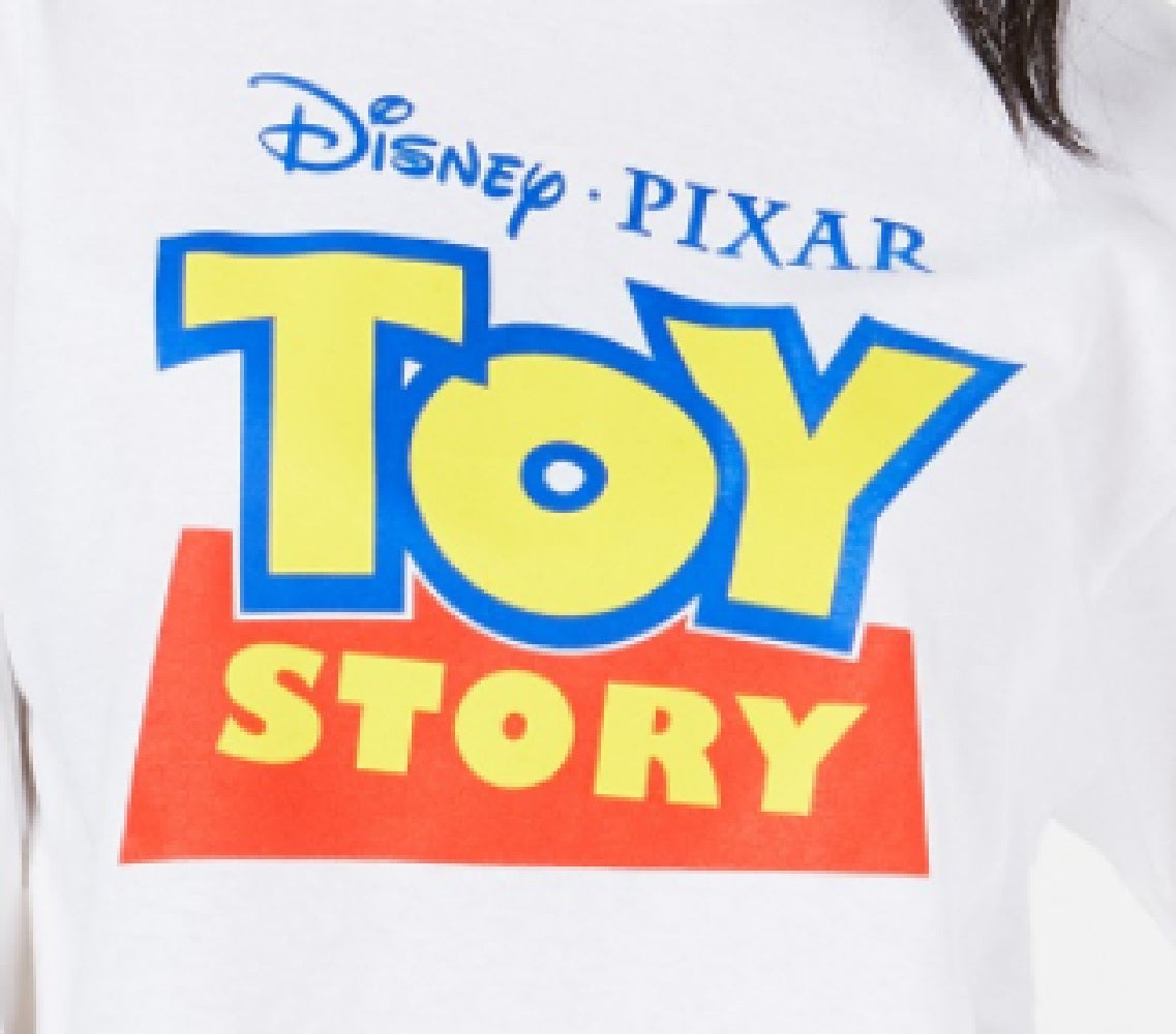 Mighty Fine Juniors' Disney Toy Story Graphic T-Shirt by Mighty Fine White Size Medium