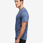 Adidas Men's FreeLift Badge of Sport Graphic Tee Blue Size Small