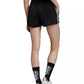 Adidas Women's Originals Logo Tape Shorts  Black Size Extra Large