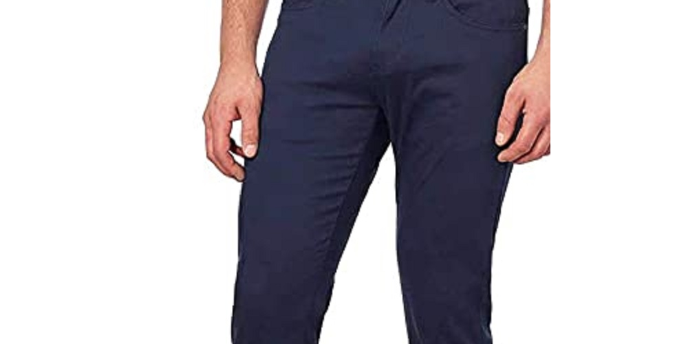 Weatherproof Vintage Men's Stretch Twill Pants Navy Size 36-30