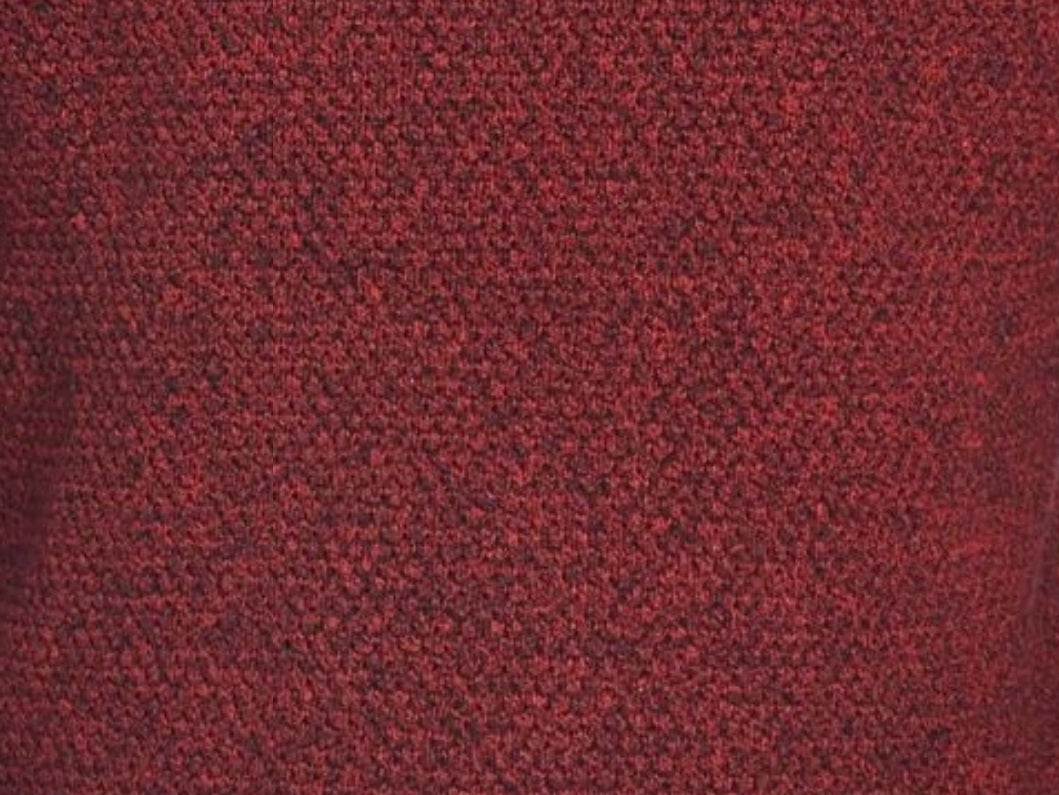 Weatherproof Men's Solid Mesh Stitch Sweater Red Size Extra Large