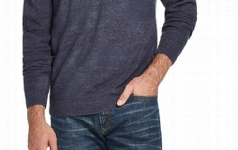 Weatherproof Vintage Men's Soft Touch Striped Sweater Blue Size XL