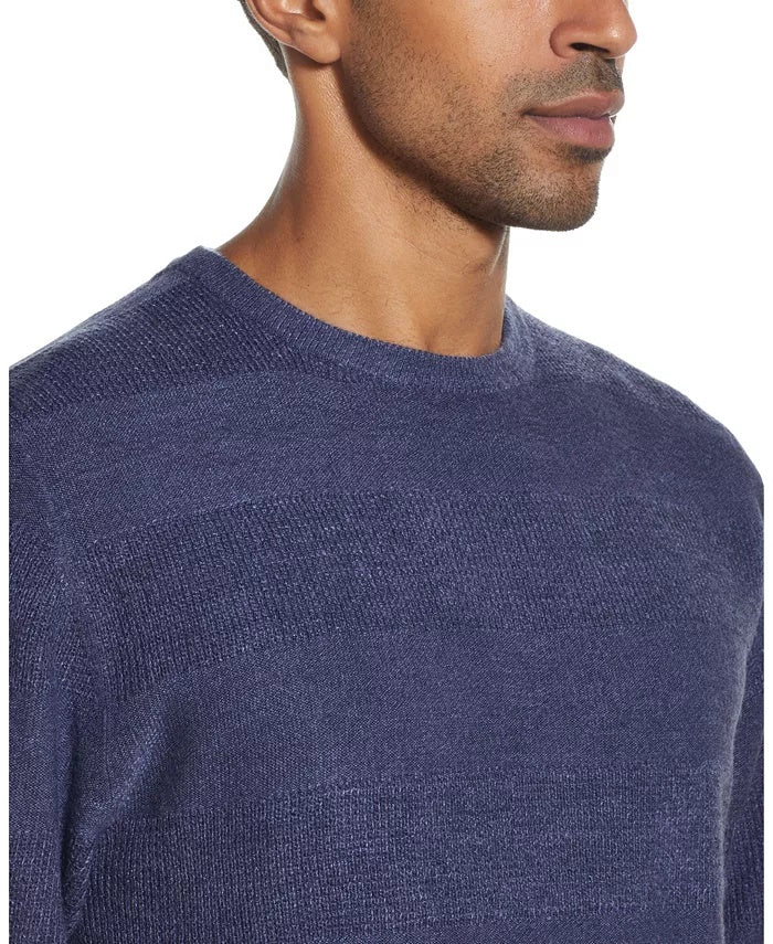 Weatherproof Vintage Men's Soft Touch Striped Sweater Blue Size 3 Extra Large