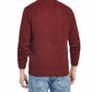Weatherproof Vintage Men's Solid Mesh Stitch Sweater Pink Size XXX-Large