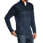 Weatherproof Vintage Men's Ombre Quarter-Zip Sweater Navy Size XXX-Large
