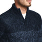 Weatherproof Vintage Men's Ombre Quarter-Zip Sweater Navy Size XXX-Large