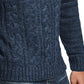 Weatherproof Vintage Men's Ombre Quarter-Zip Sweater Navy Size XXX-Large