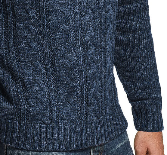 Weatherproof Vintage Men's Ombre Quarter-Zip Sweater Navy Size XXX-Large