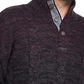 Weatherproof Vintage Men's Ombre Mock Neck Sweater Dark Red Size Small